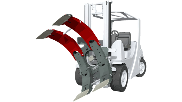 Kẹp giấy tròn xoay paper roll clamp