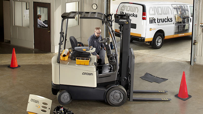Hướng dẫn cơ bản sửa chữa và bảo trì xe nâng Crown